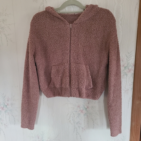 Skims‎ Teddy Full Zip Hooded Sweatshirt - Picture 1 of 3